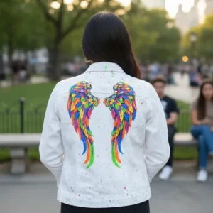 Jaqueta Feminina Asa Anjo Colorida