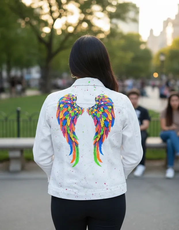 Jaqueta Feminina Asa Anjo Colorida