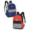 Mochila Snoopy Quadriculada Escolar
