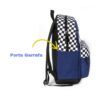 Mochila Snoopy Quadriculada Escolar - Image 4