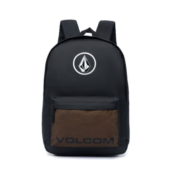 Mochila Volcom Box Stone Preta e Marrom