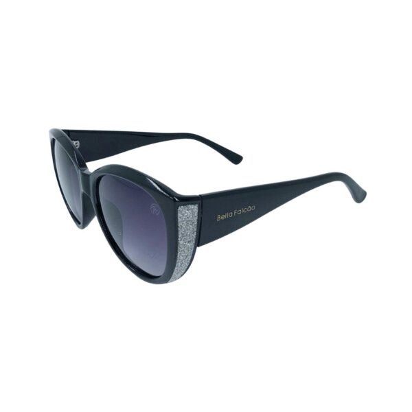 Óculos De Sol Bella Falcão Feminino Gatinho Glitter Polarizado - Image 8
