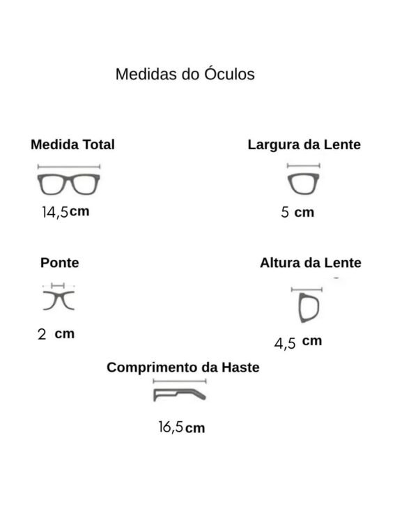 Armação de Óculos Gatinho Oversize Color - Image 18