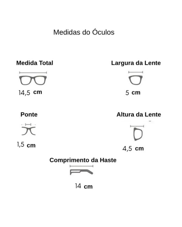 Armação De Óculos Gatinho Jade Metal - Image 7