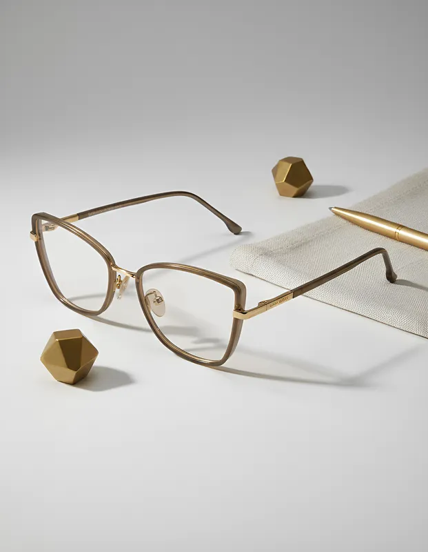 Armação de Óculos Gatinho Oversize Color