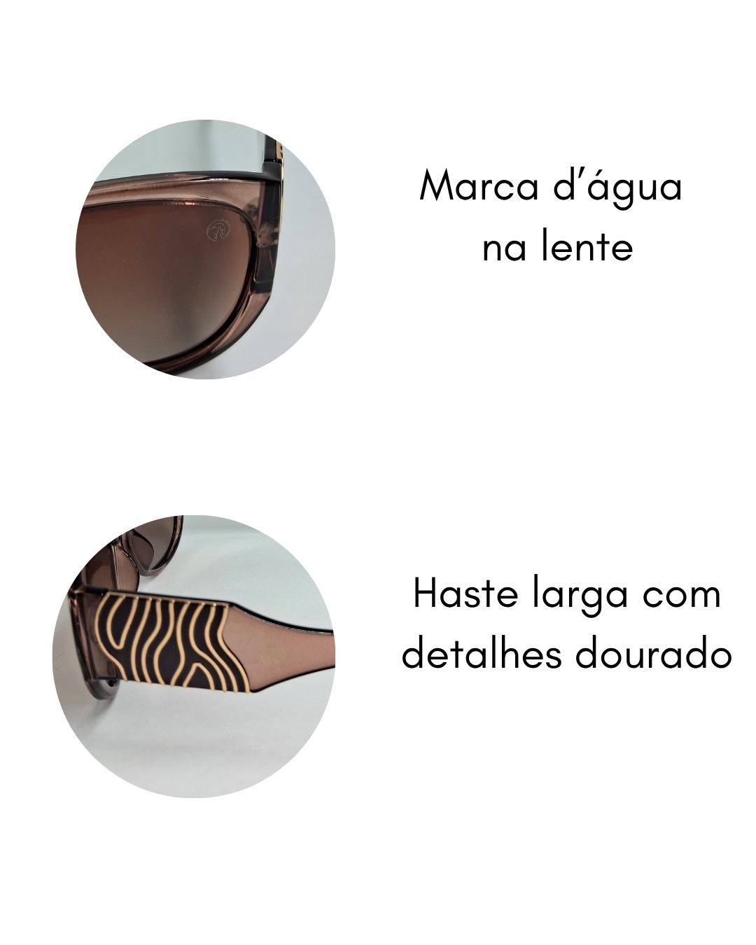 Óculos De Sol Bella Falcão Feminino Dubai UV400 Polarizado - Imagem 5