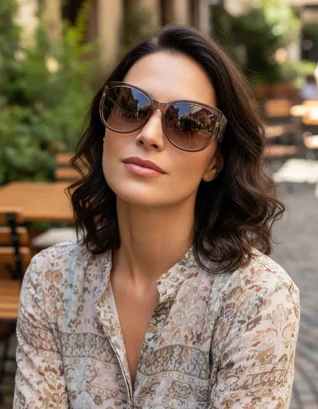 Óculos De Sol Bella Falcão Feminino Dubai UV400 Polarizado