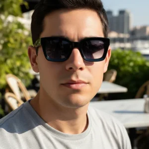 Óculos De Sol Unissex Hress Lunare Polarizado Uv400